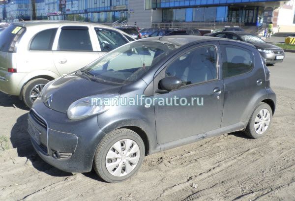Установка сигнализации Citroen C1, точки подключения